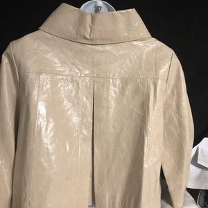 Bebe genuine leather crop jacket